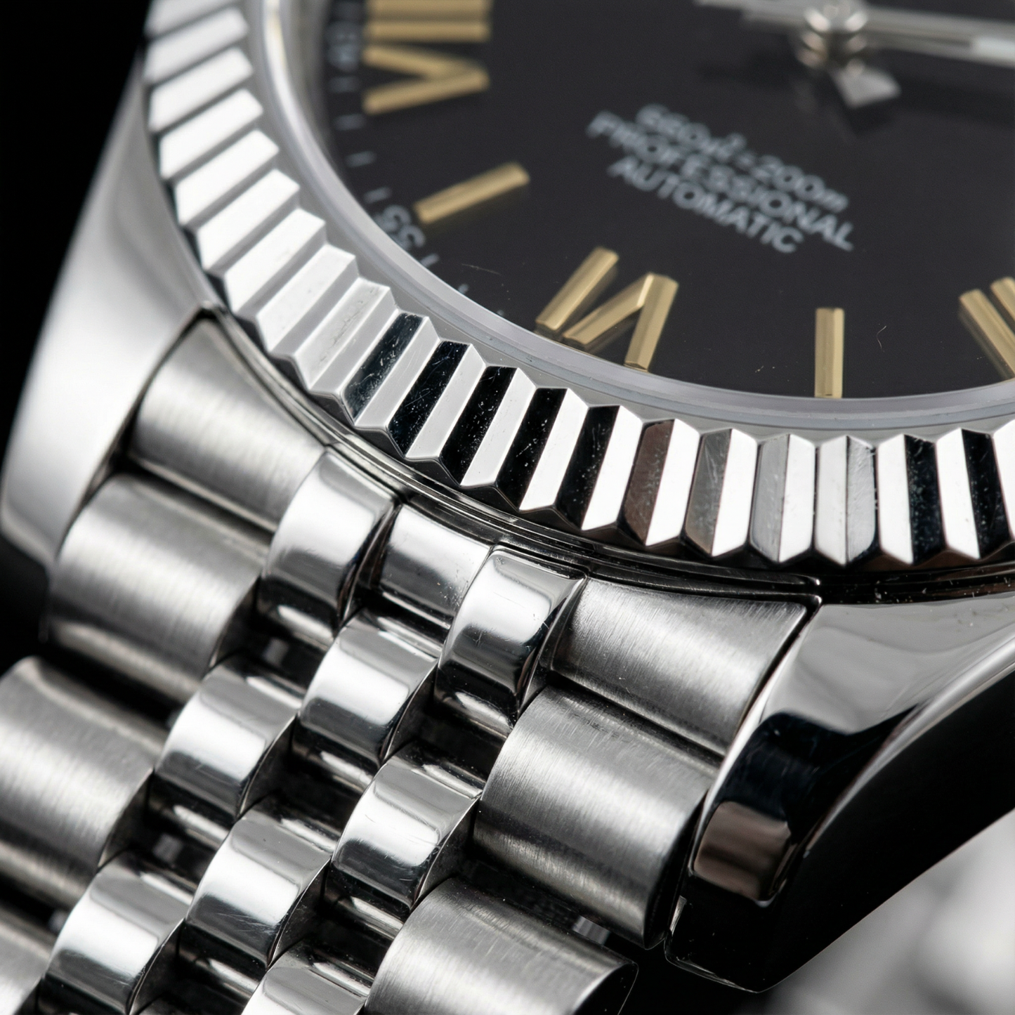 SeikoJust - Roman Gold Black
