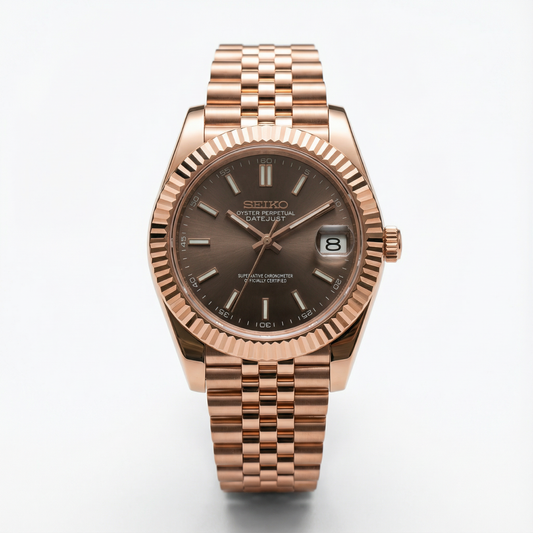 SeikoJust - Rose Gold Chocolate