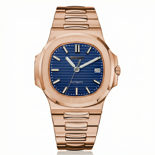 Nautiko - Rose Gold Royal Blue