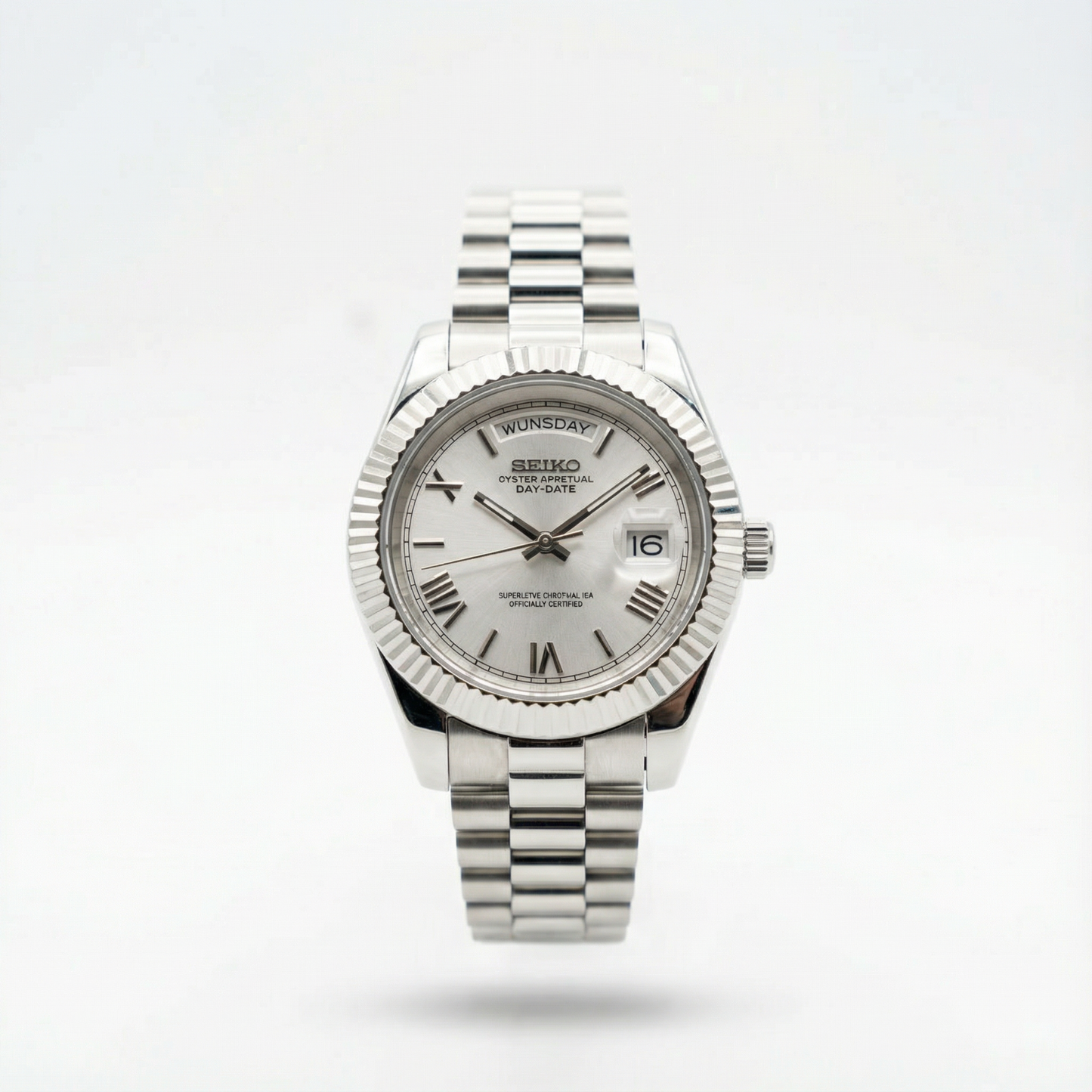 SeikoDate - Roman Silver