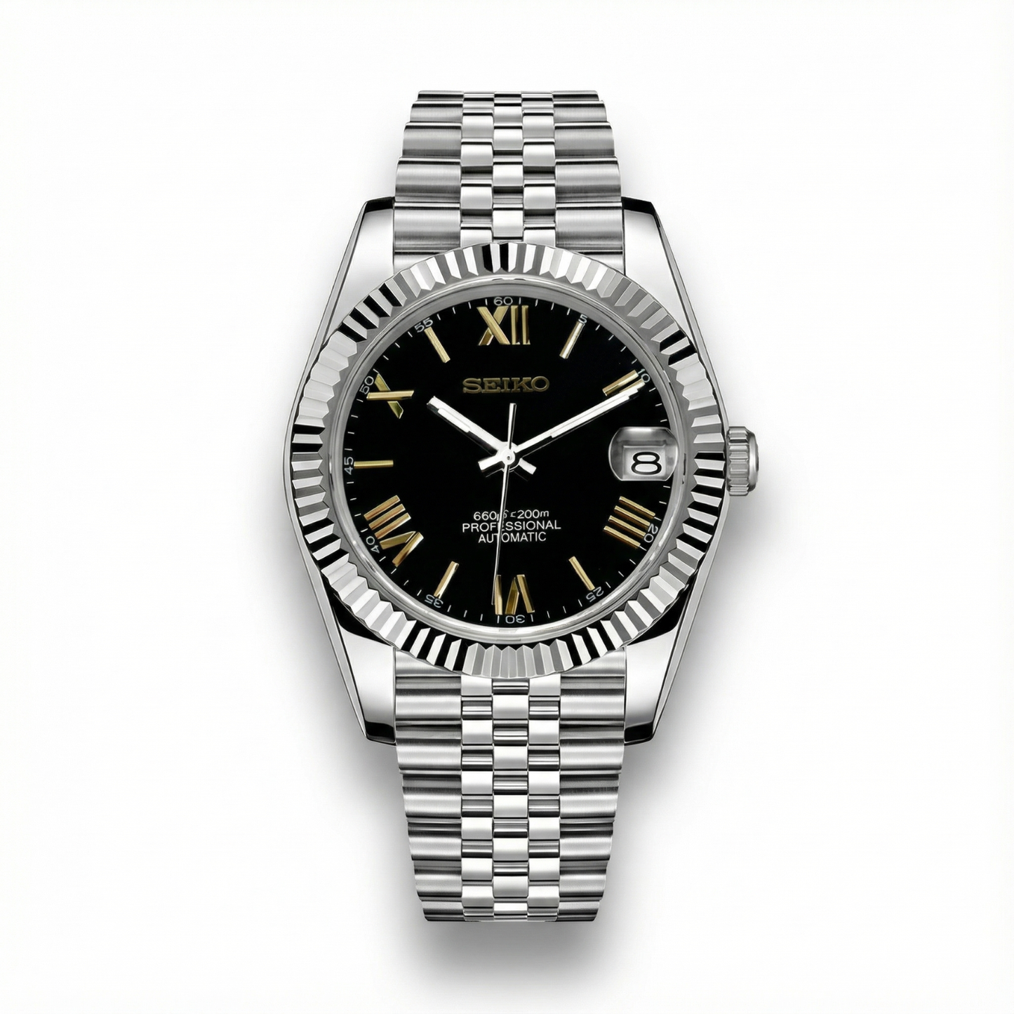 SeikoJust - Roman Gold Black