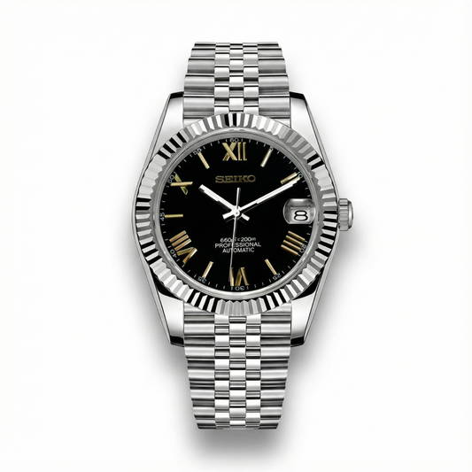 SeikoJust - Roman Gold Black