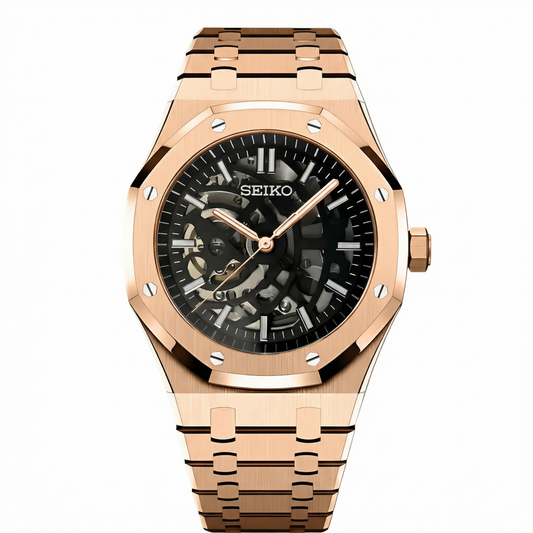 Royal Seikoak - Rose Gold Skeleton