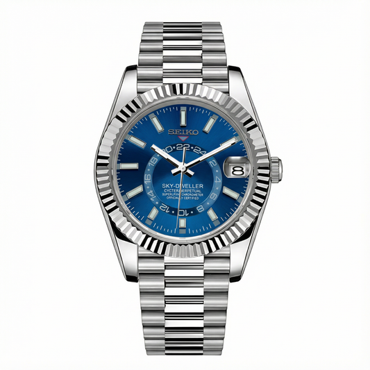SeikoJust - Sky Dweller Blue