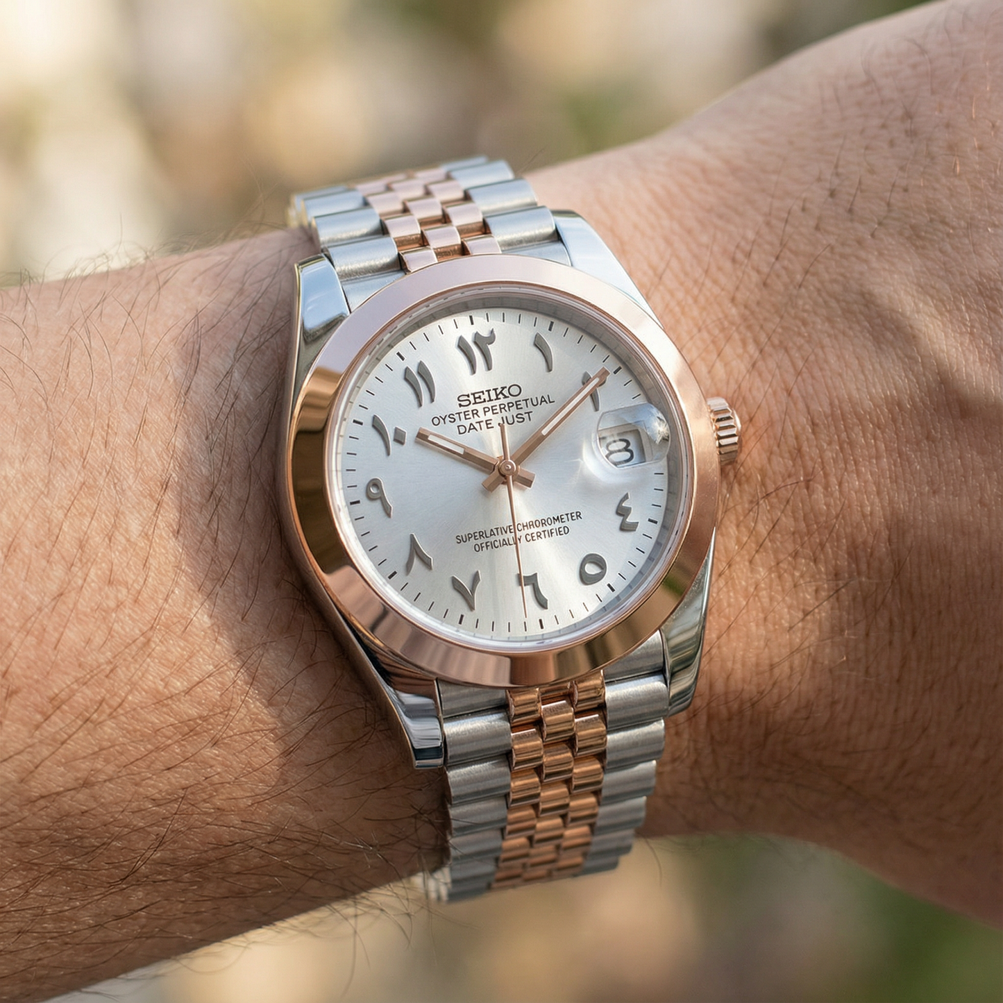 SeikoJust - Arabic Rose Gold