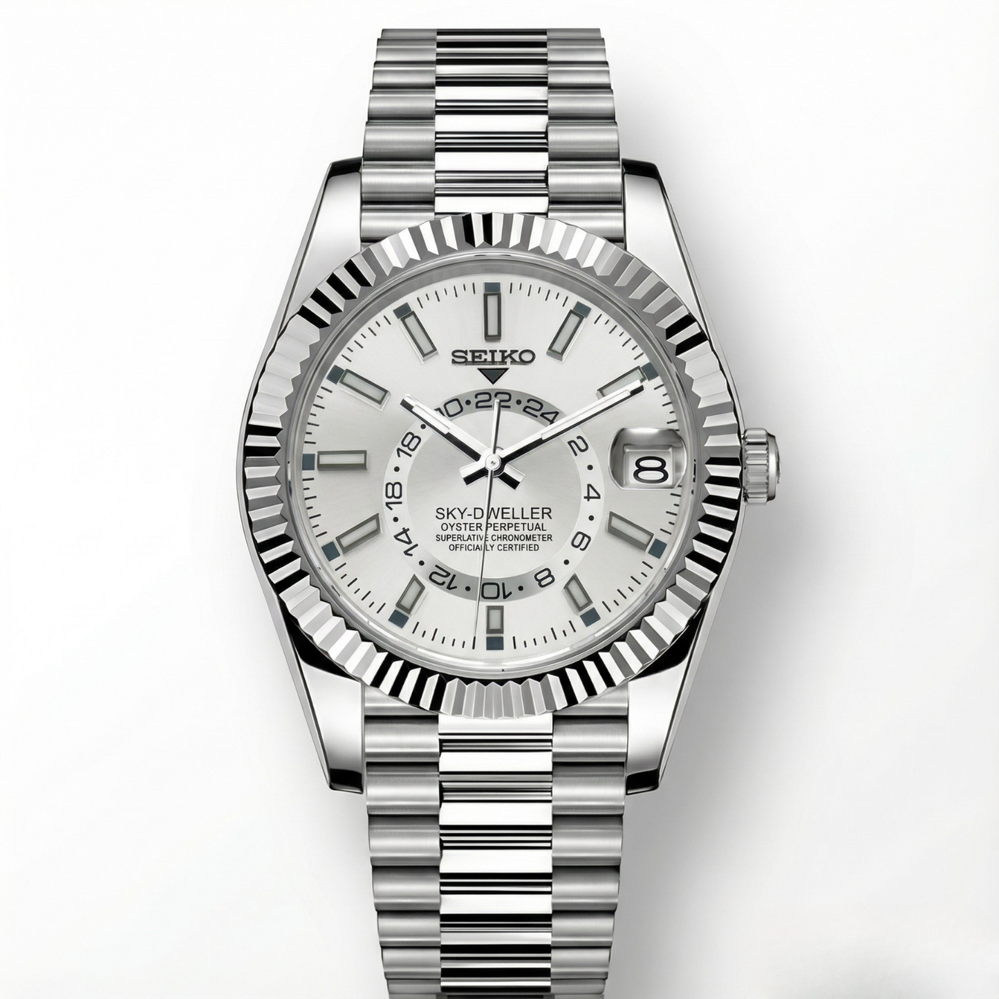 SeikoJust - Sky Dweller White