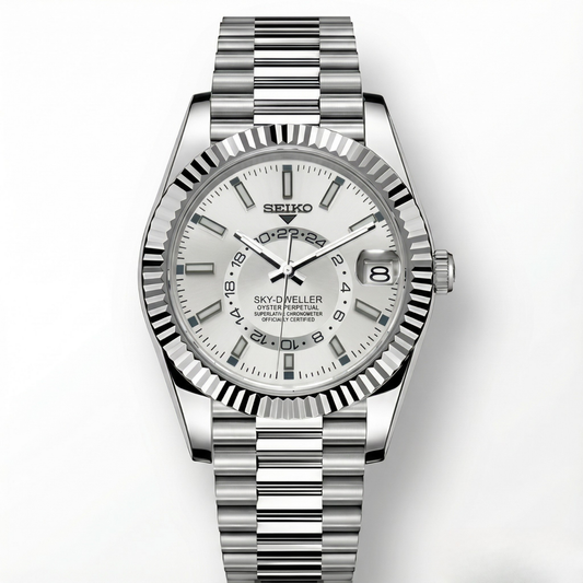 SeikoJust - Sky Dweller White