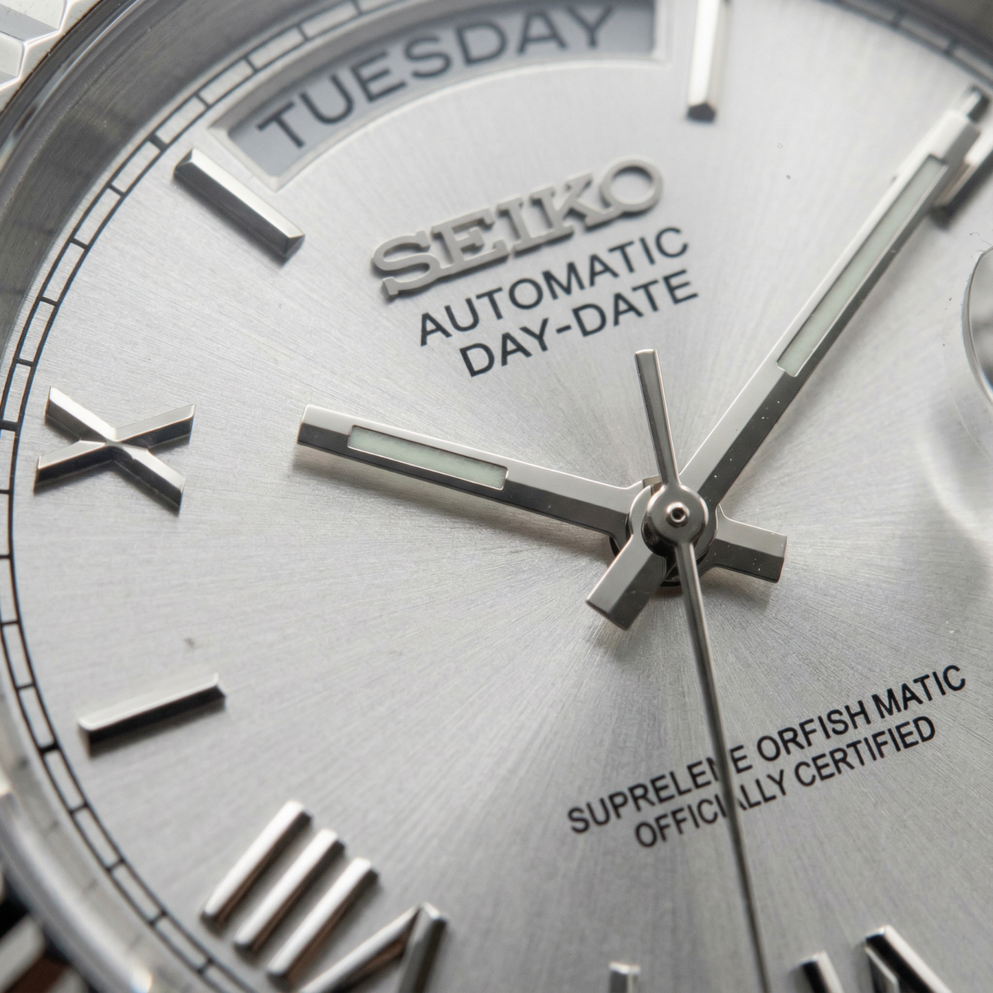 SeikoDate - Roman Silver
