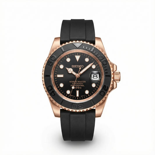 SeikoMariner - Rose Gold Black