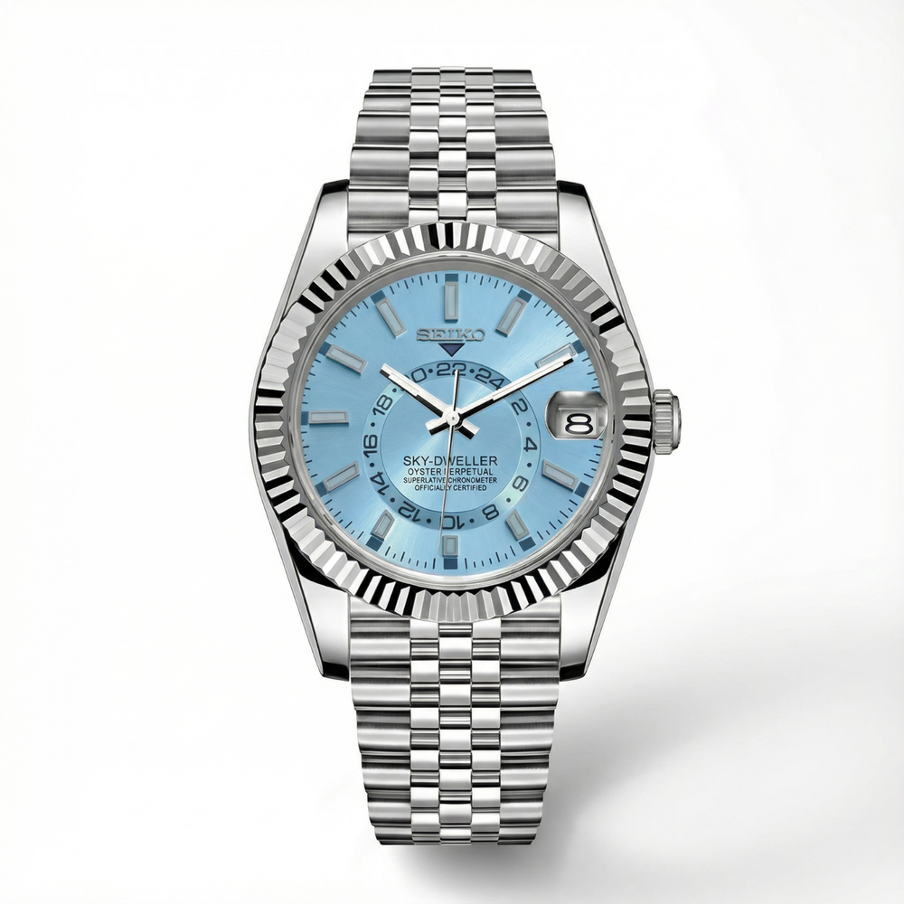 Auria SeikoJust Sky Dweller Ice Blue