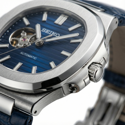 Nautiko - Blue Leather Open Movement