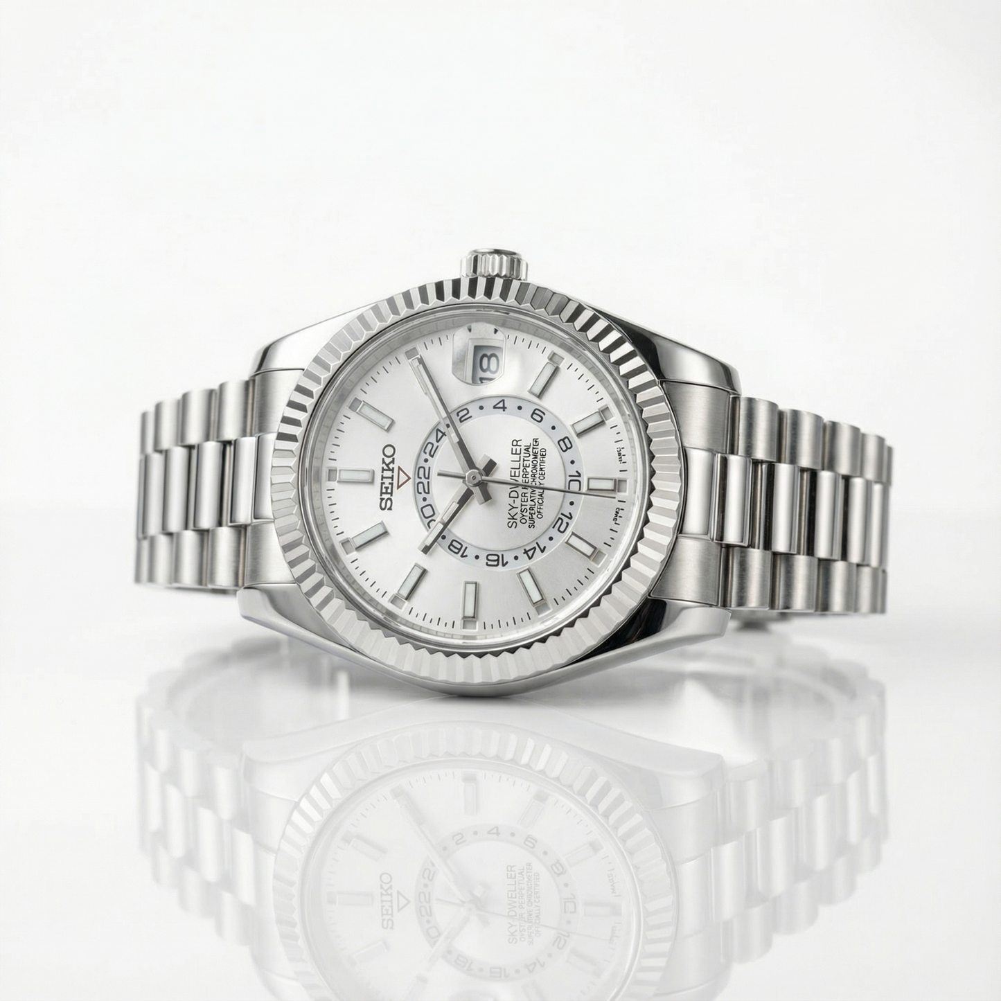SeikoJust - Sky Dweller White