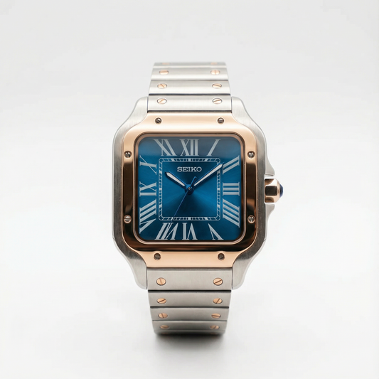 Santeiko - Blue Rose Gold-Silver