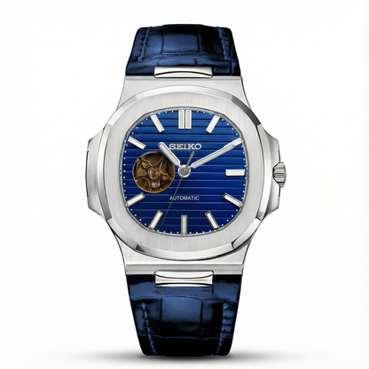 Nautiko - Blue Leather Open Movement