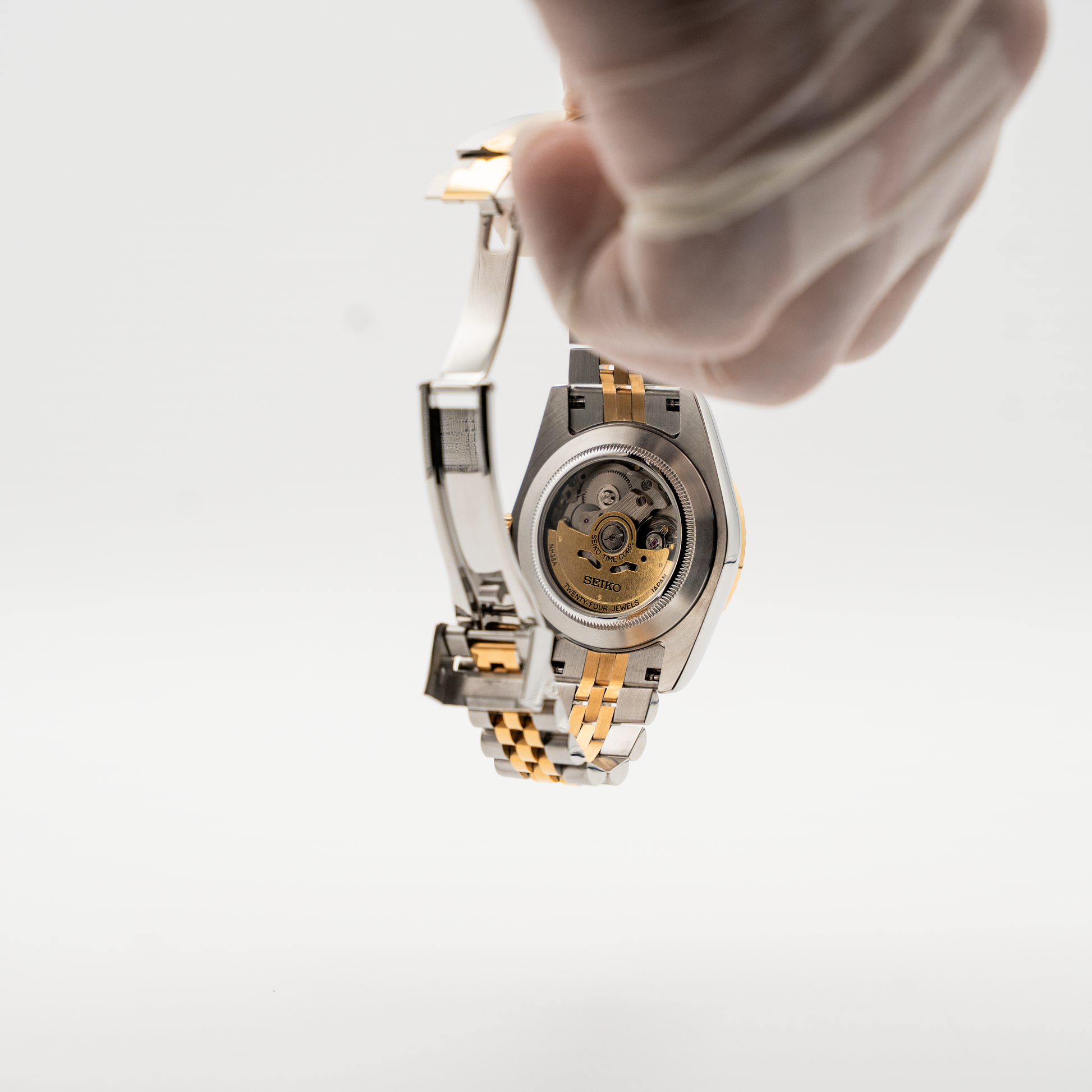 Silver Gold Watch 
